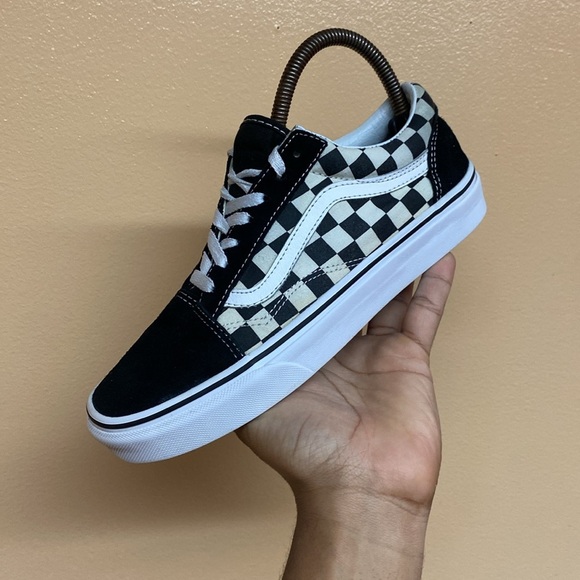 Vans Old Skool Checkerboard “Black Cream White” - Picture 10 of 14